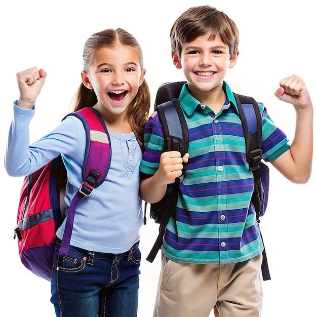 Happy kids playing together