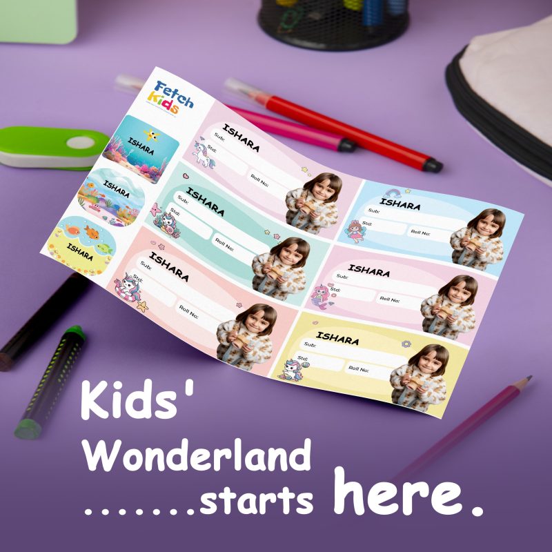 Personalized Kids’ Book Labels: Featuring Child’s Photo & Name - Image 3
