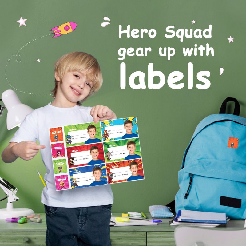 Personalized Kids’ Book Labels: Featuring Child’s Photo & Name - Image 4