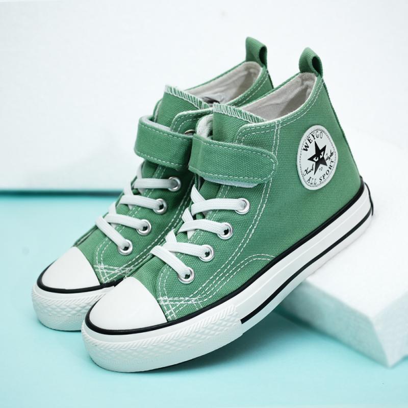 Unisex Kids All-Star Fashion Adjustable Strap Canvas Shoes - Image 6