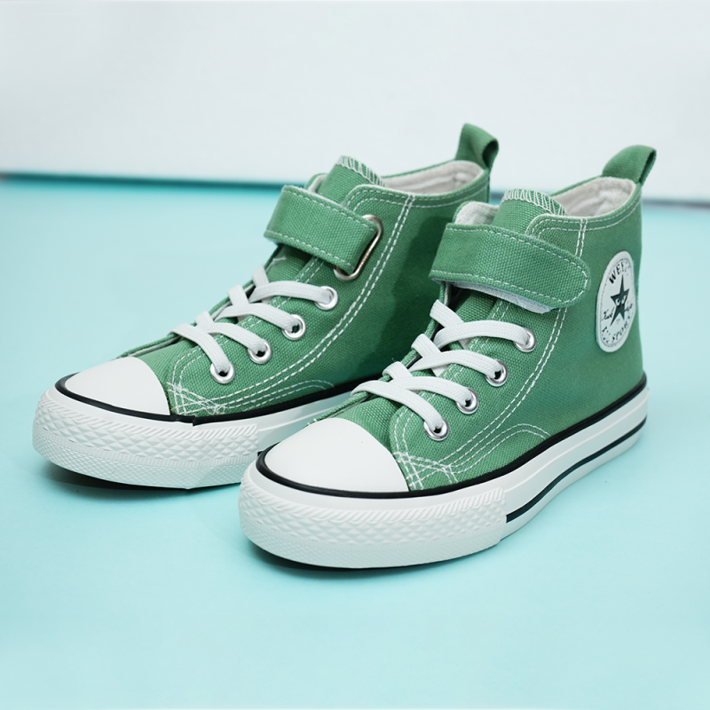 Unisex Kids All-Star Fashion Adjustable Strap Canvas Shoes - Image 3