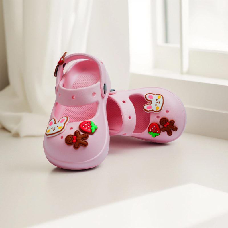 Rabbit Butterfly-Themed Comfortable Clogs for Girl Kids - Image 9
