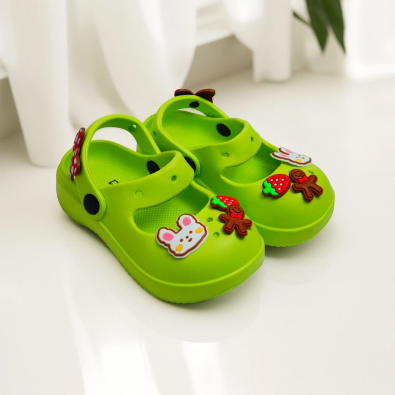 Rabbit Butterfly-Themed Comfortable Clogs for Girl Kids - Image 2