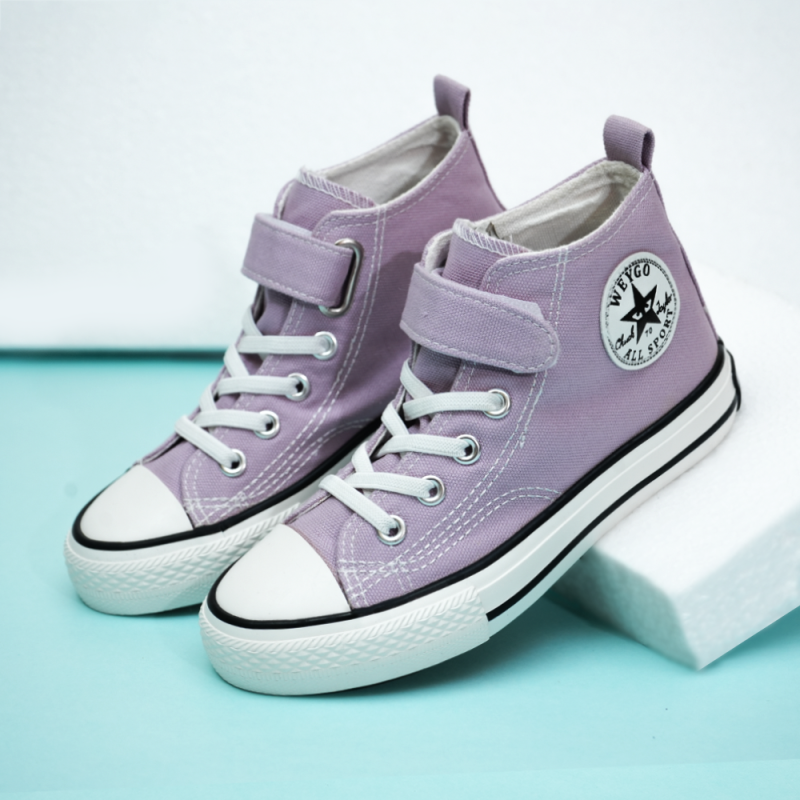Unisex Kids All-Star Fashion Adjustable Strap Canvas Shoes - Image 4