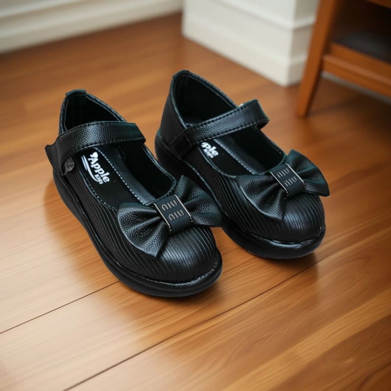Solid Color Casual Comfortable Elegant Bow-Designed Shoes for Girl Kids