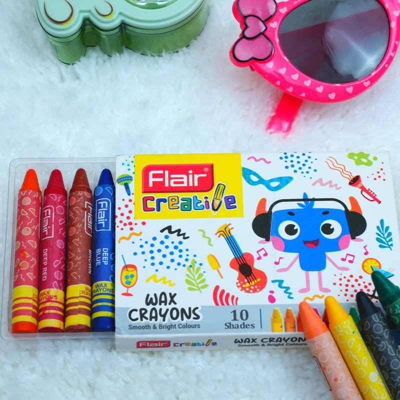 New Flair Creative Coloring Wax Crayons for Kids - Image 3