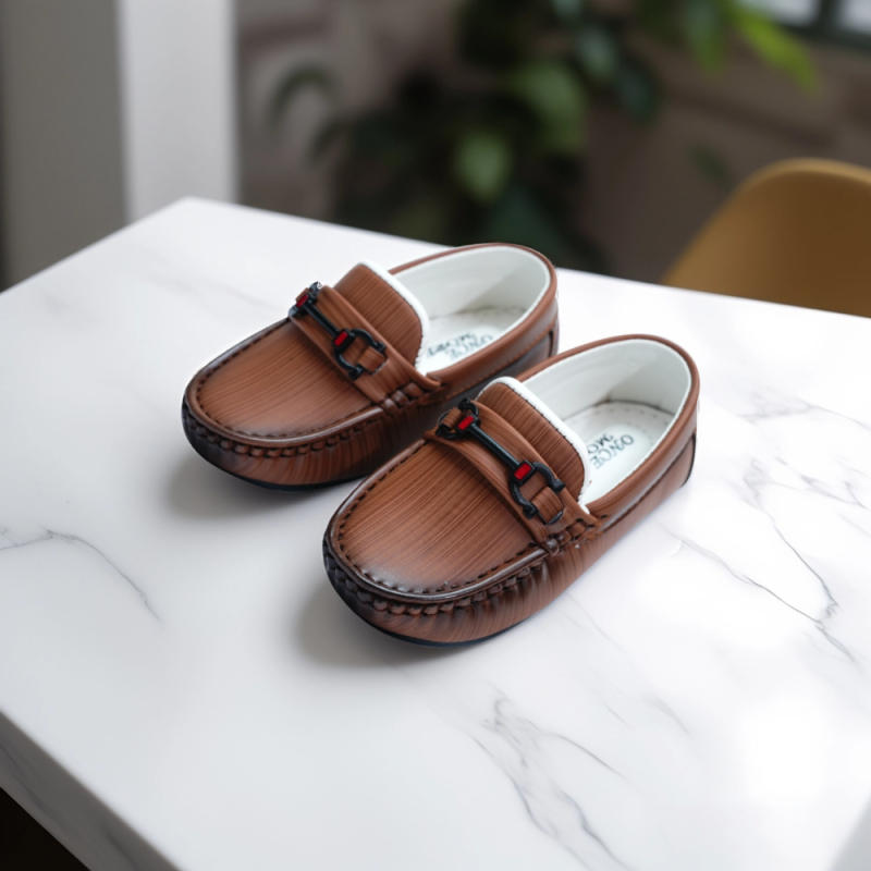 Slip On fashion Round Toe Loafers for Boys - Image 8