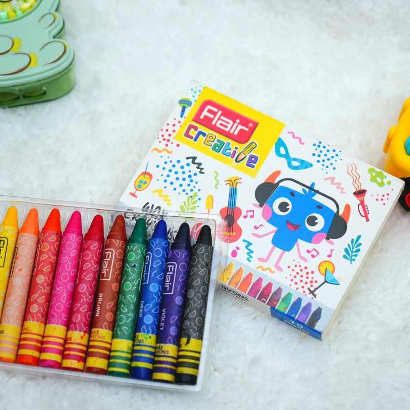 New Flair Creative Coloring Wax Crayons for Kids
