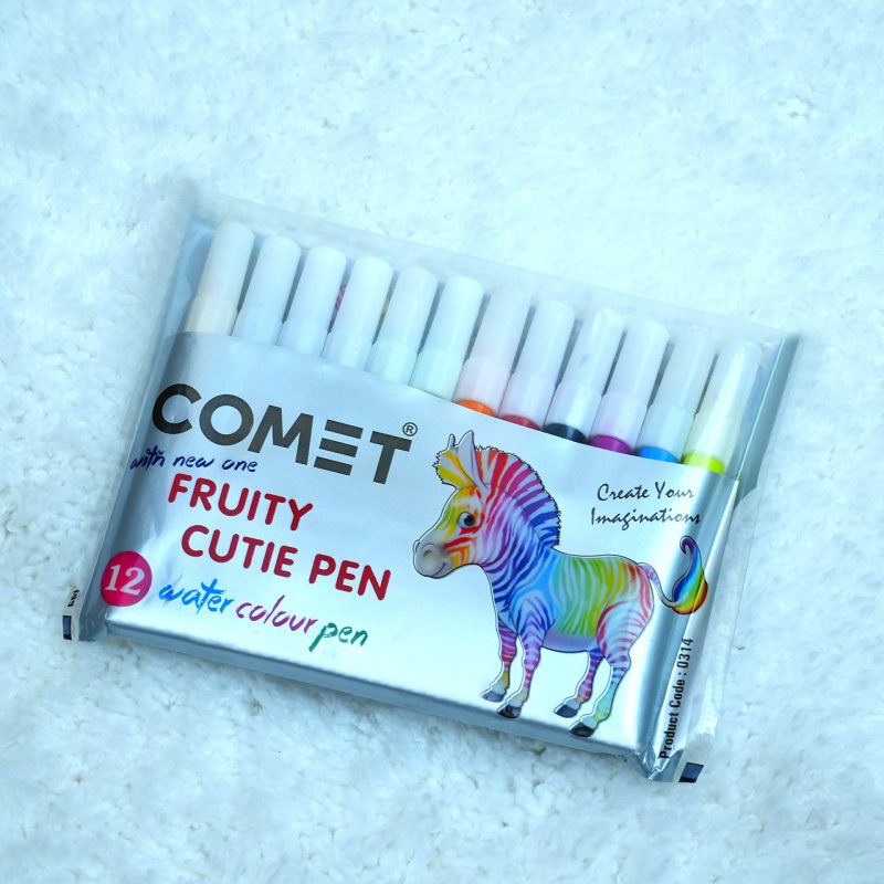 12 Color Shade Coloring Comet Sketch Pen for Kids - Image 2