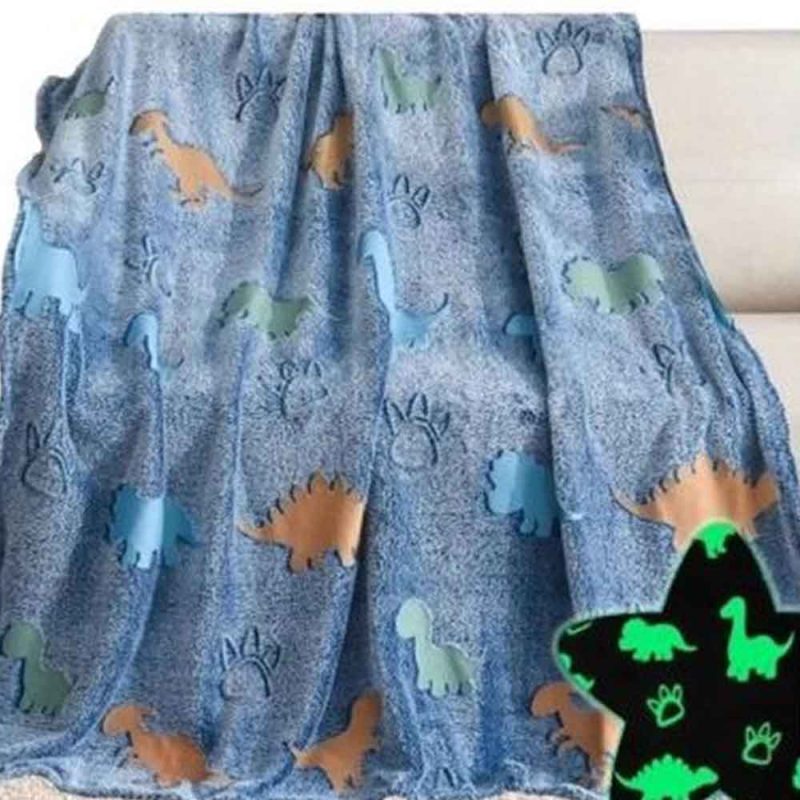 Glow in the Dark Soft Fuzzy Flannel Blanket for Kids - Image 16