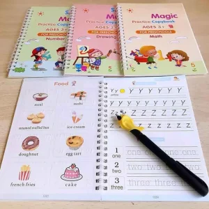 Learning Combo Magic Sank Book & LCD Writing Drawing Pad for Kids