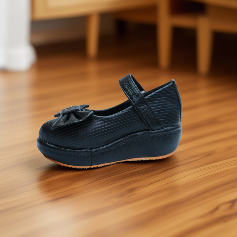 Solid Color Casual Comfortable Elegant Bow-Designed Shoes for Girl Kids - Image 6