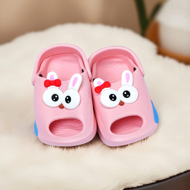 New Cute Smiley Thick Slipper Flip Flop Clog Sandals for Kids - Image 7