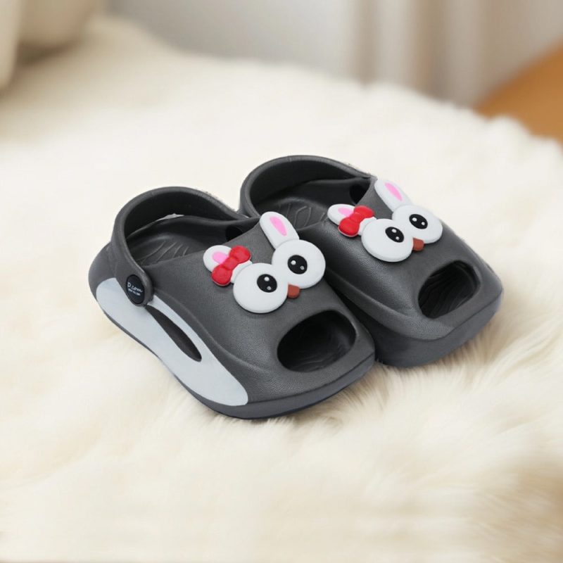 New Cute Smiley Thick Slipper Flip Flop Clog Sandals for Kids - Image 3