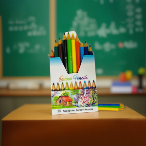 12-Piece Wood Multicolor C3 Pencil for Kids